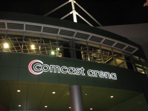 Comcast Arena Everett has sluggish April