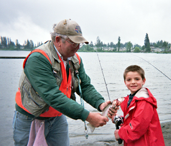 Marblemount Homestead: A fishing tale, whereby my sons are kicking