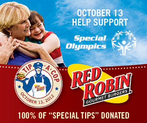 Tip A Cop at Everett Mall Red Robin Saturday