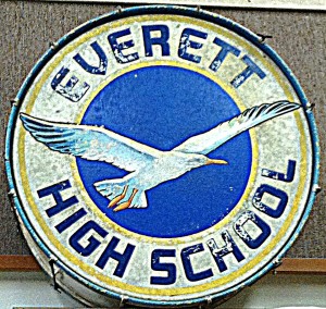 Everett High School drum