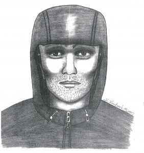 Everett Police sketch of robbery suspect