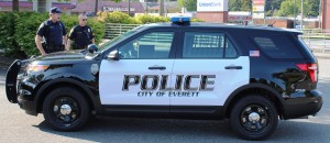 New Everett Police SUV side view