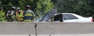 Boeing Freeway car fire