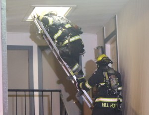 apartment fire