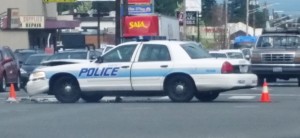 police car crash