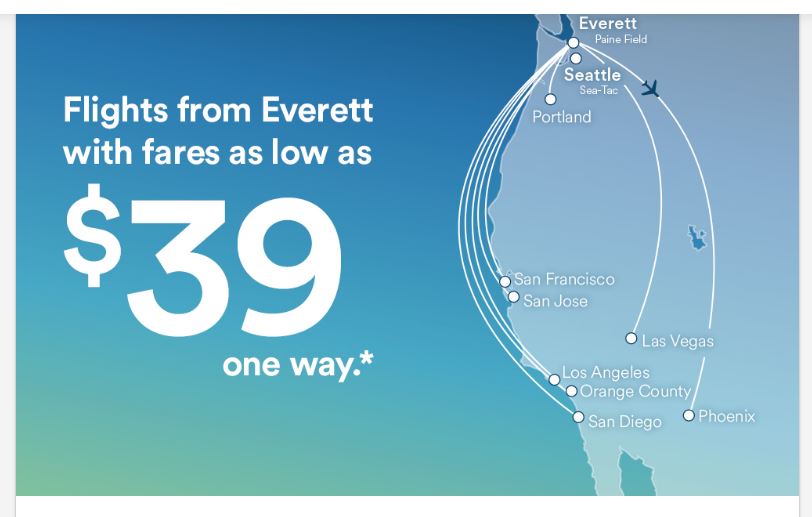 Alaska Now Selling Flights From Everett – 1st Flight