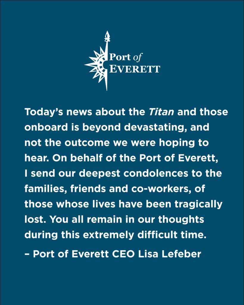 Port of Everett statement
