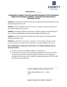 City Council Resolution.