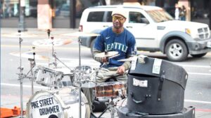 Pike Street Drummer
