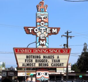 Totem Diner sign